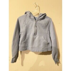 Lululemon Scuba 1/2 Zip Hoodie Size Xs/s. Light Blue